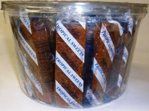 Bowl of (20) Pieces of Black Coconut Candy (Dulce de Mampostial)